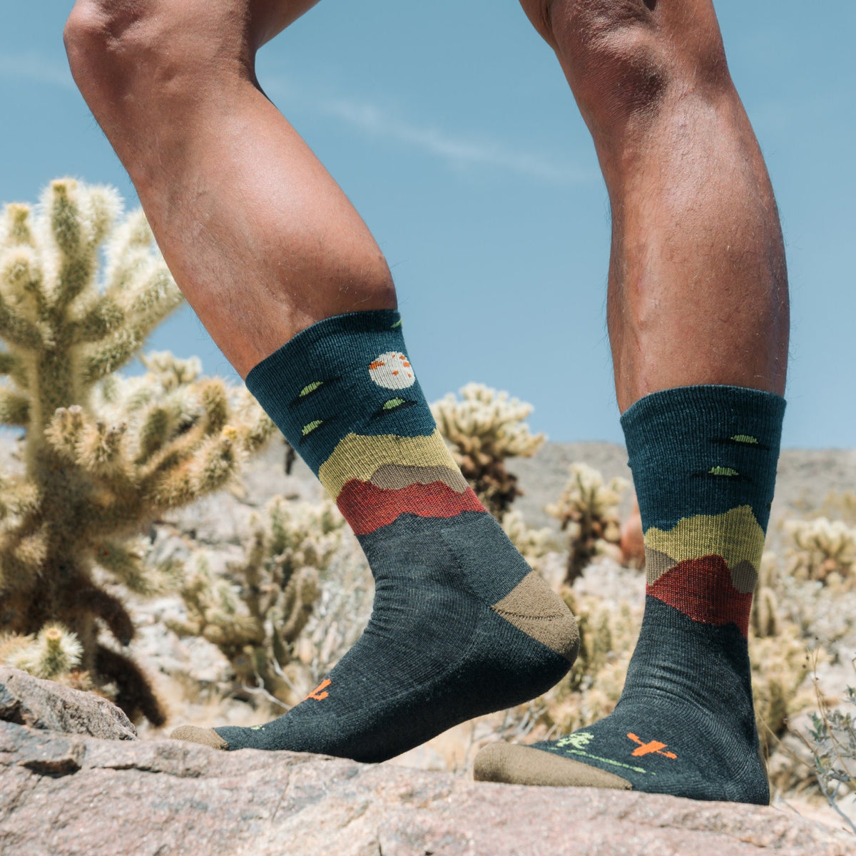 Darn Tough Vermont Men's Spaced Out Micro Crew Lightweight Hiking Socks