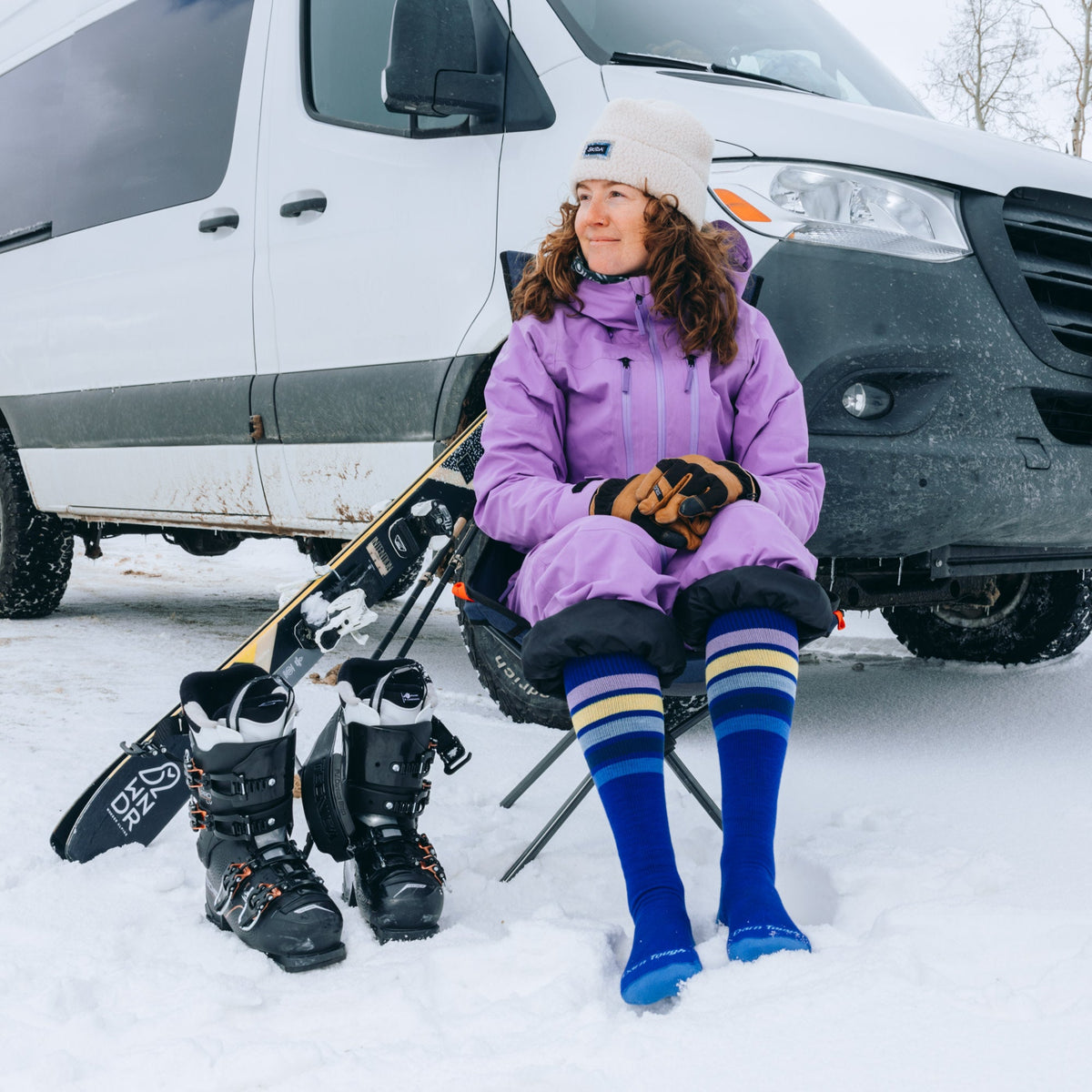 Darn Tough Vermont Men's and Women's Limited Edition Over-the-Calf Midweight 2-Pack