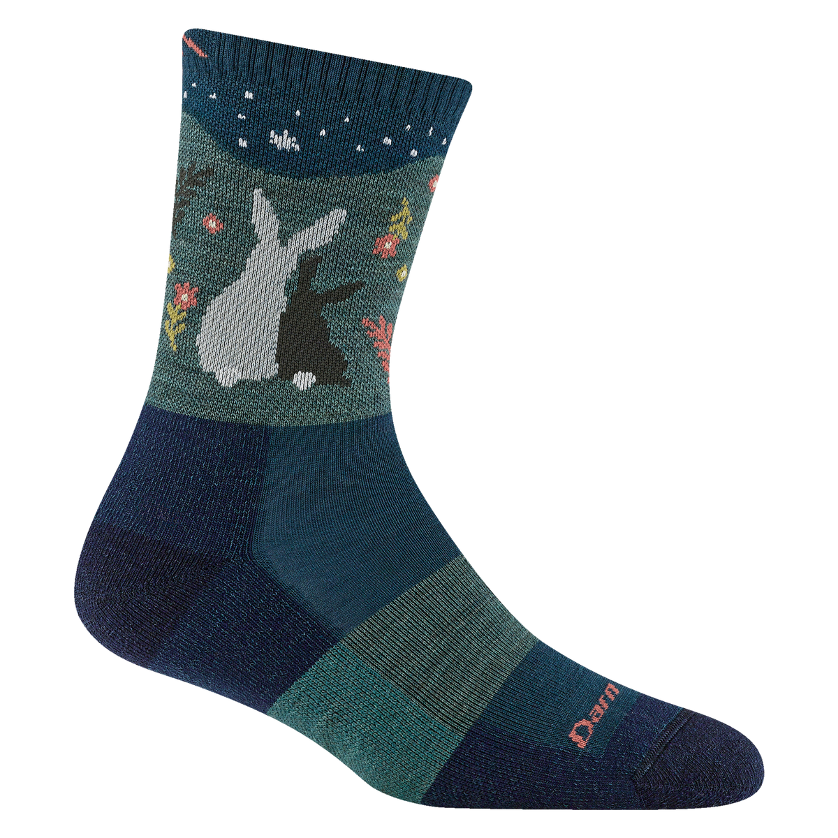 Darn Tough Vermont Women's Critter Club Micro Crew Lightweight Hiking Socks
