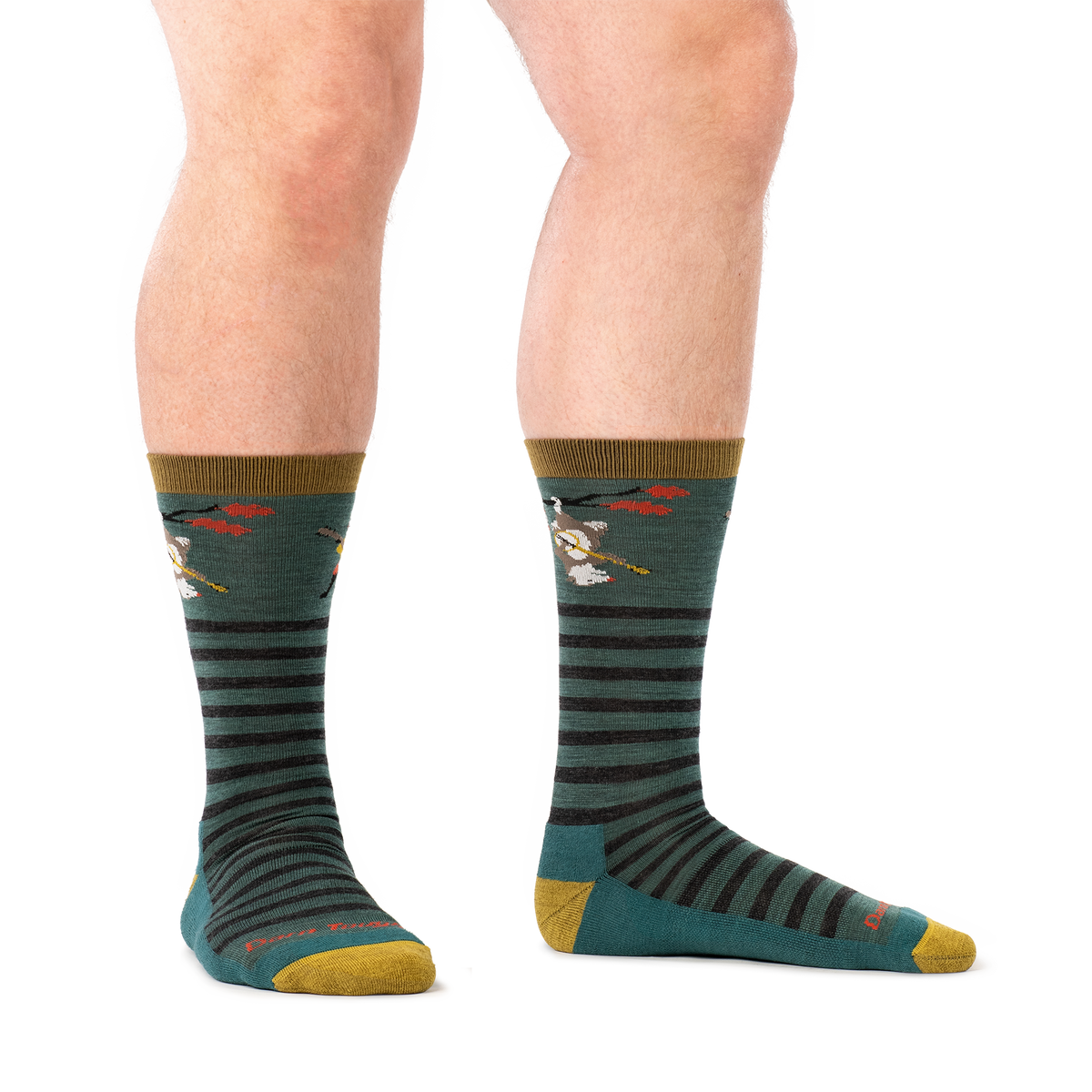 Darn Tough Vermont Men's Wild Life Crew Lightweight Lifestyle Socks