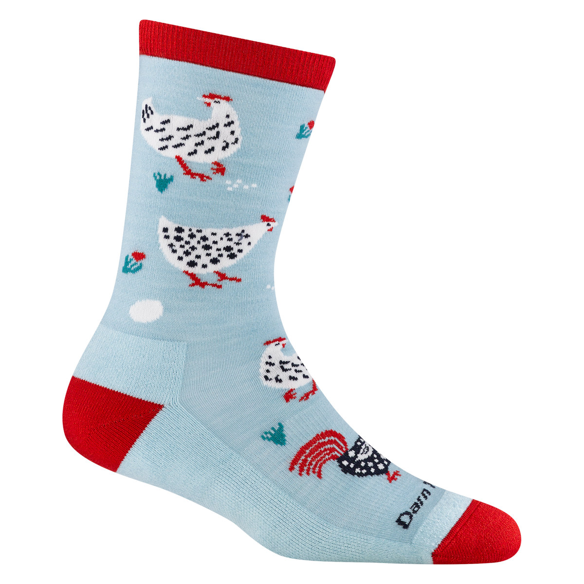 Darn Tough Vermont Women's Mother Clucker Crew Lightweight Lifestyle Socks
