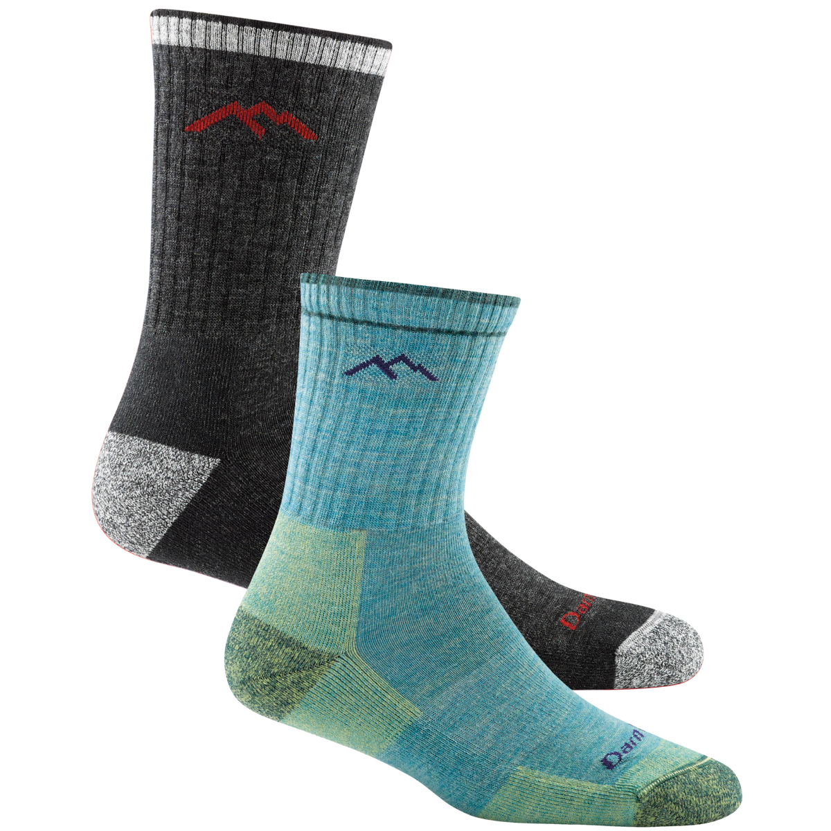 Darn Tough Vermont Men's and Women's Hiker Micro Crew 2-Pack Hiking Socks