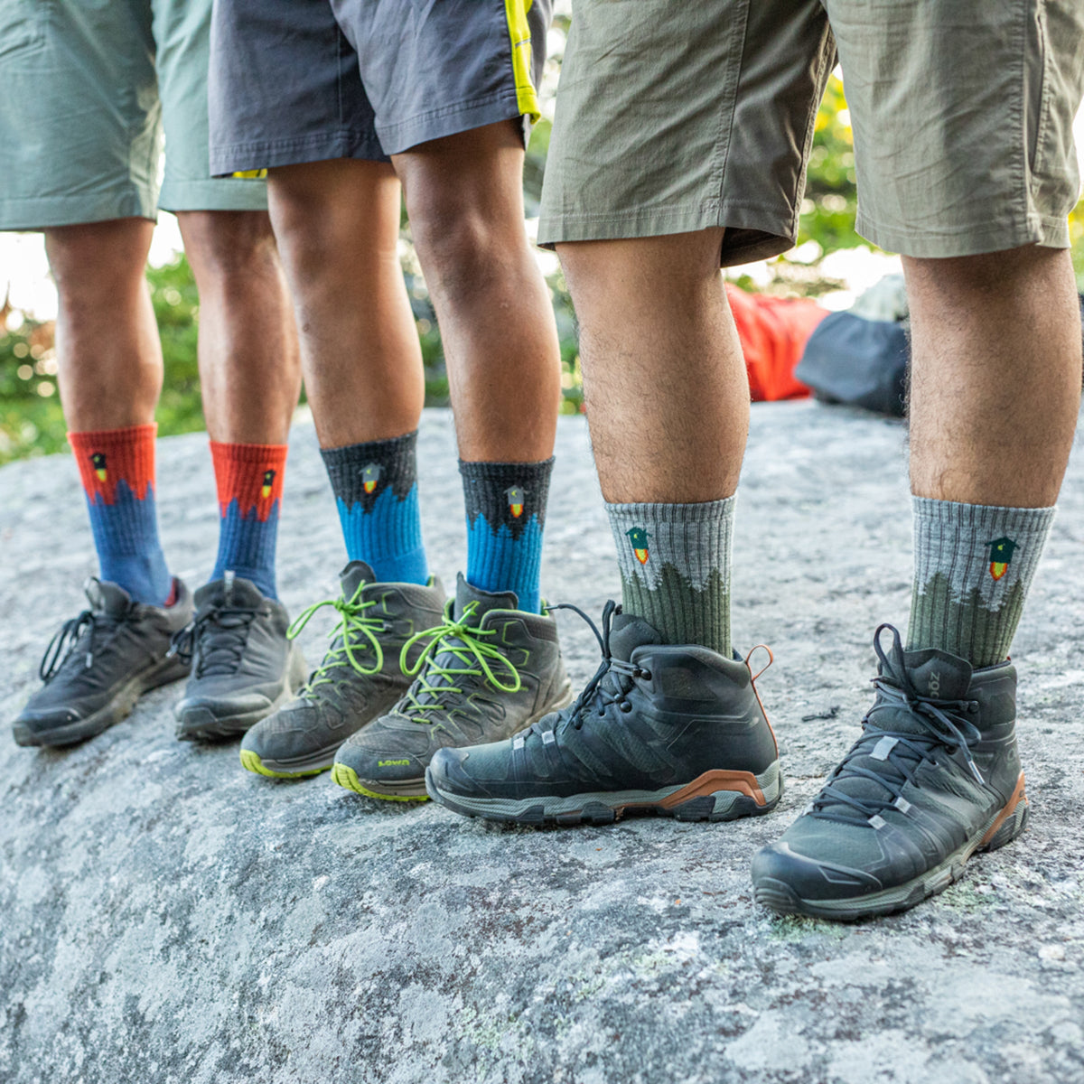 Darn Tough Vermont Men's Number 2 Micro Crew Midweight Hiking Socks