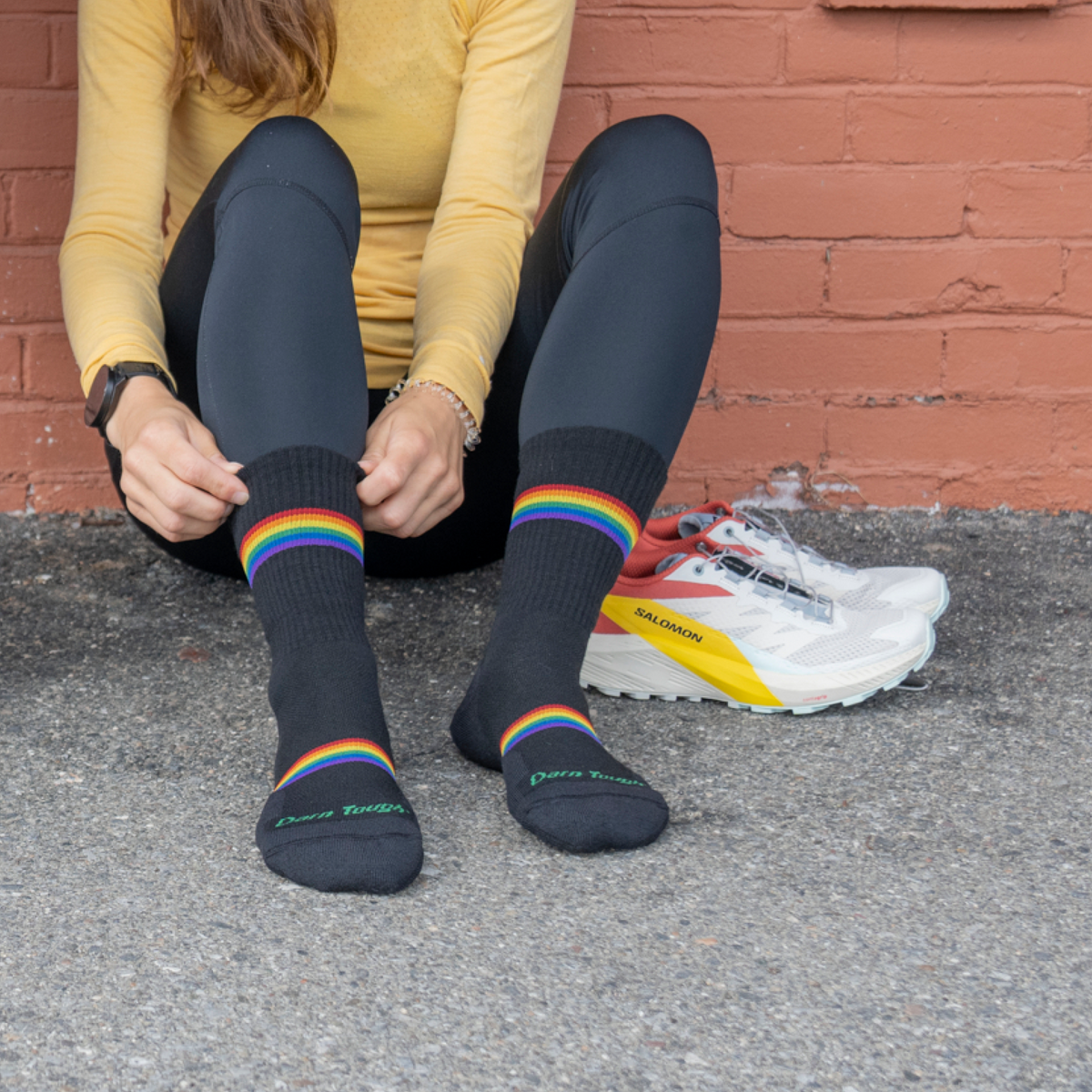 Darn Tough Vermont Women's Prism Micro Crew Lightweight Running Socks