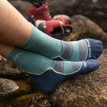 Darn Tough Vermont Women's Light Hiker Micro Crew Lightweight Hiking Socks