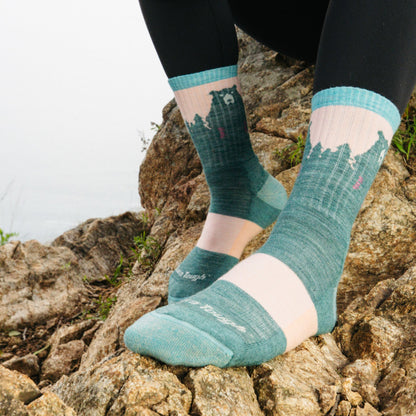 Darn Tough Vermont Women's Bear Town Micro Crew Lightweight Hiking Socks