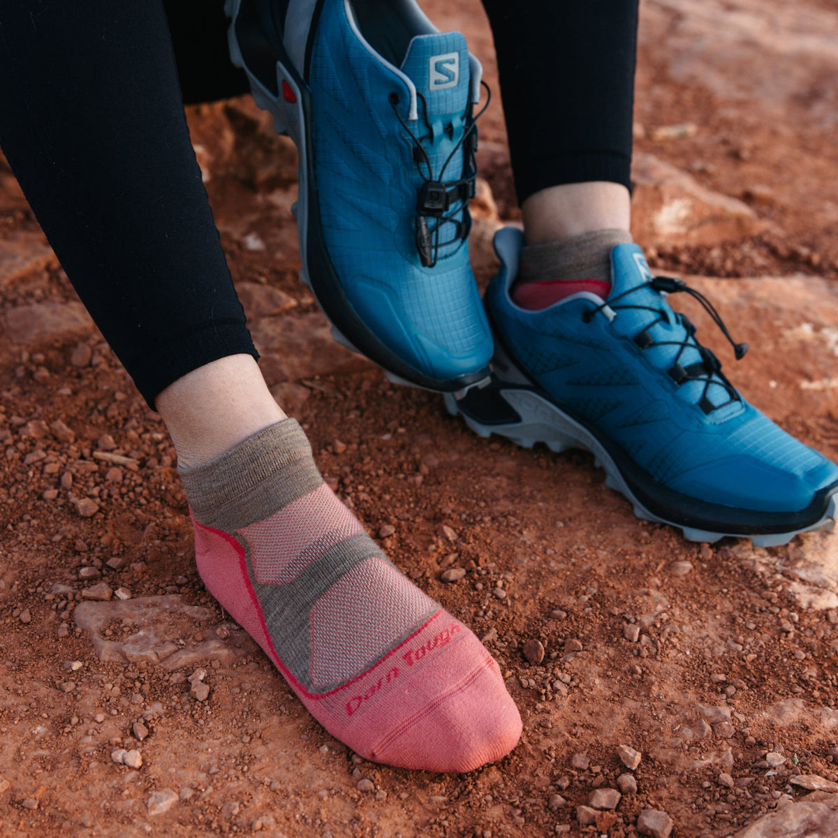 Darn Tough Vermont Women's Light Hiker No Show Lightweight Hiking Socks