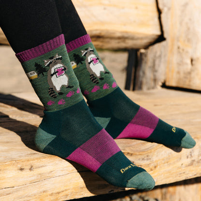 Darn Tough Vermont Women's Critter Club Micro Crew Lightweight Hiking Socks