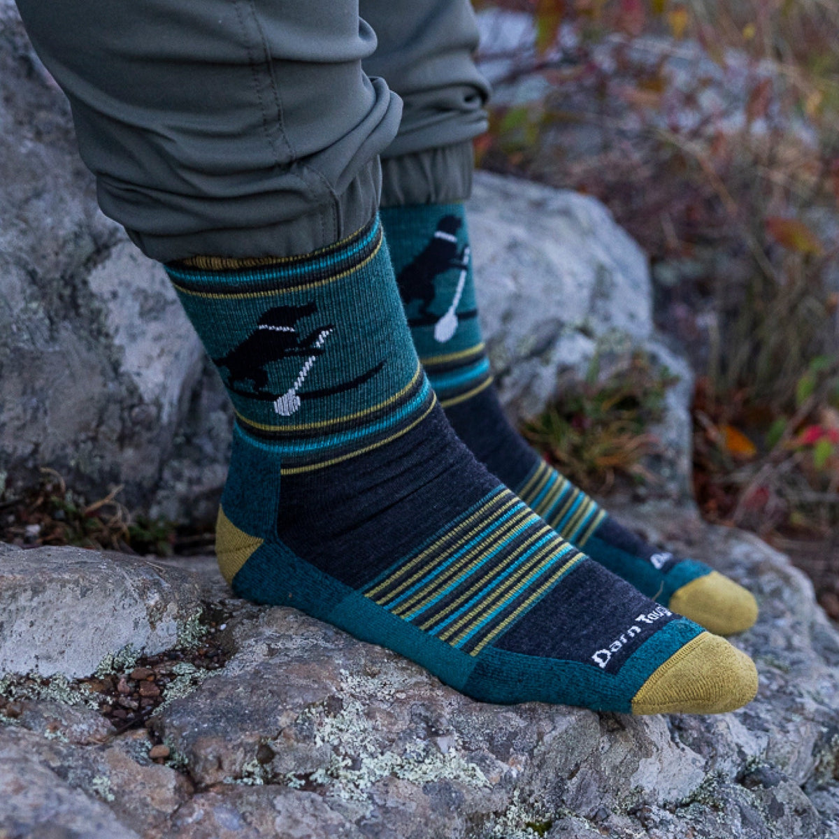 Darn Tough Vermont Men's Willoughby Micro Crew Lightweight Hiking Socks