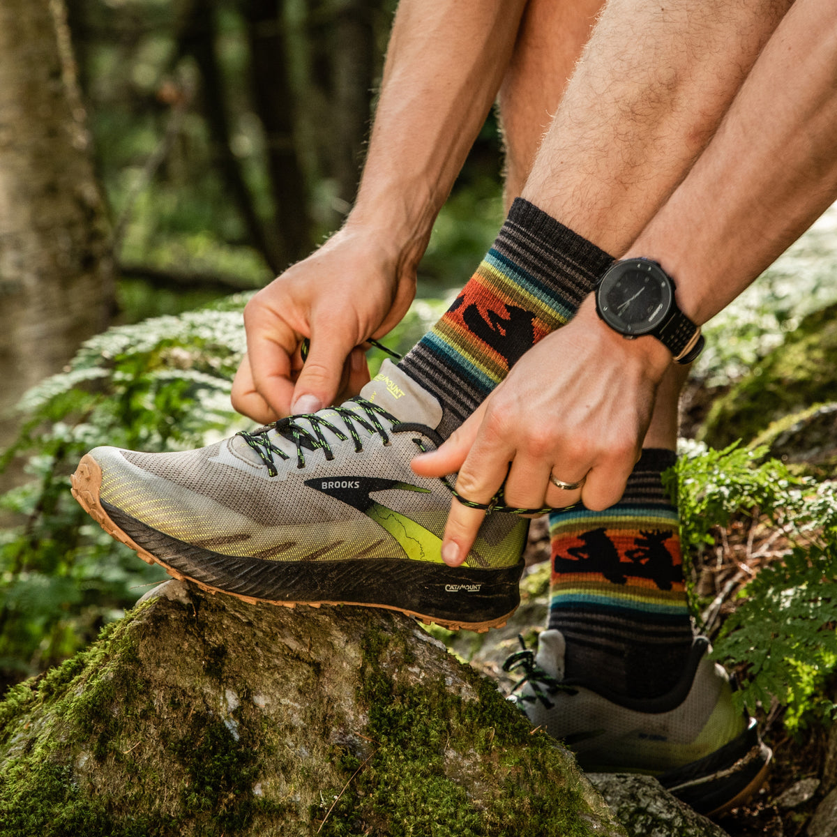 Darn Tough Vermont Men's Willoughby Micro Crew Lightweight Hiking Socks