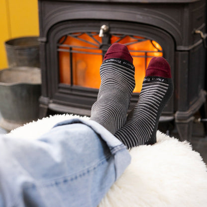 Darn Tough Vermont Men's Microstripe Crew Lightweight Lifestyle Socks