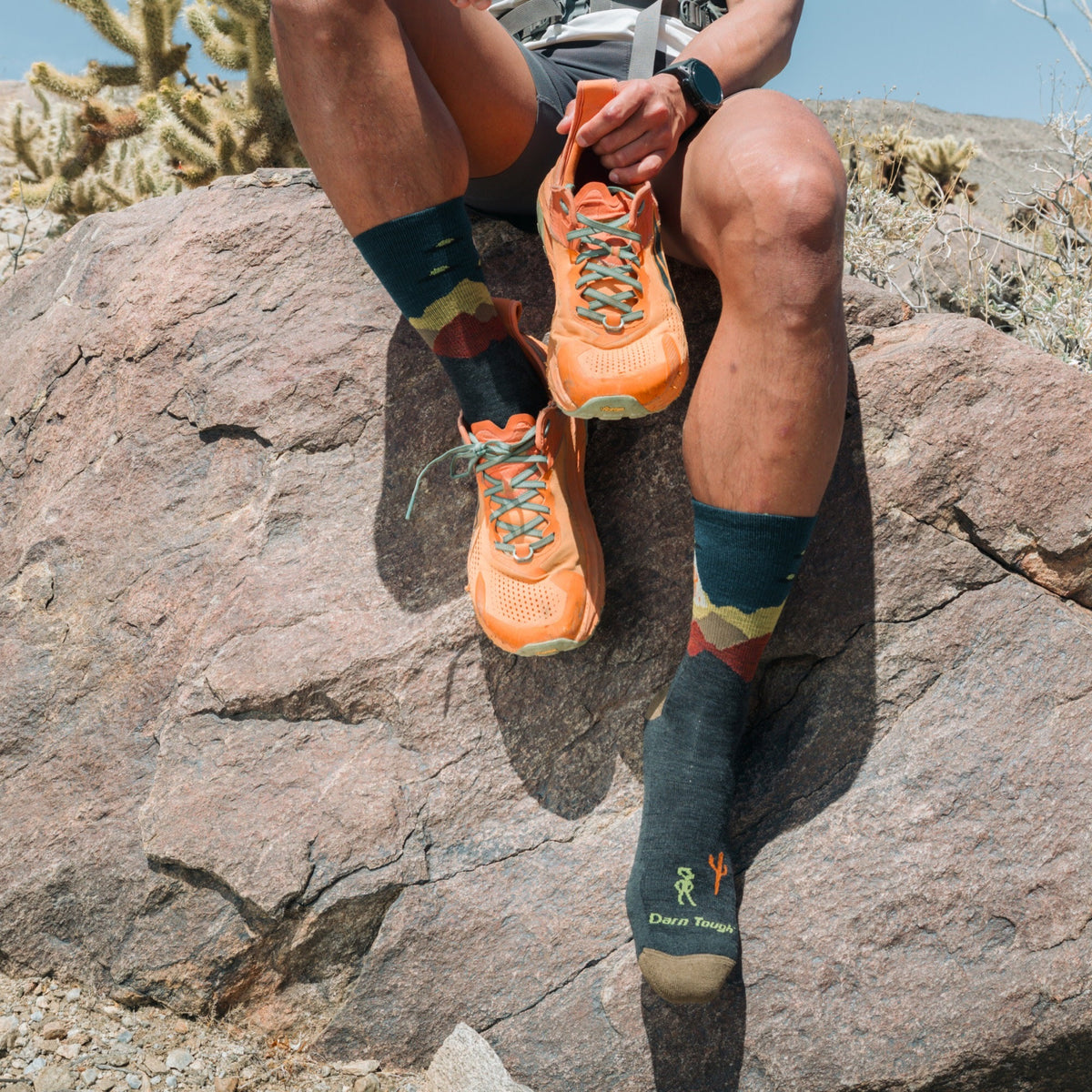 Darn Tough Vermont Men's Spaced Out Micro Crew Lightweight Hiking Socks