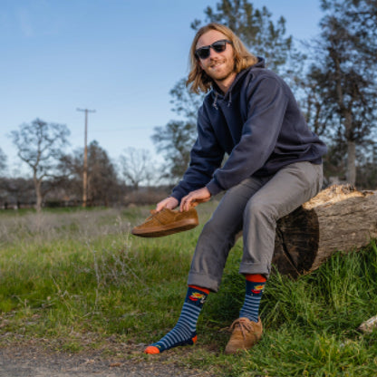 Darn Tough Vermont Men's Animal Haus Crew Lightweight Lifestyle Socks
