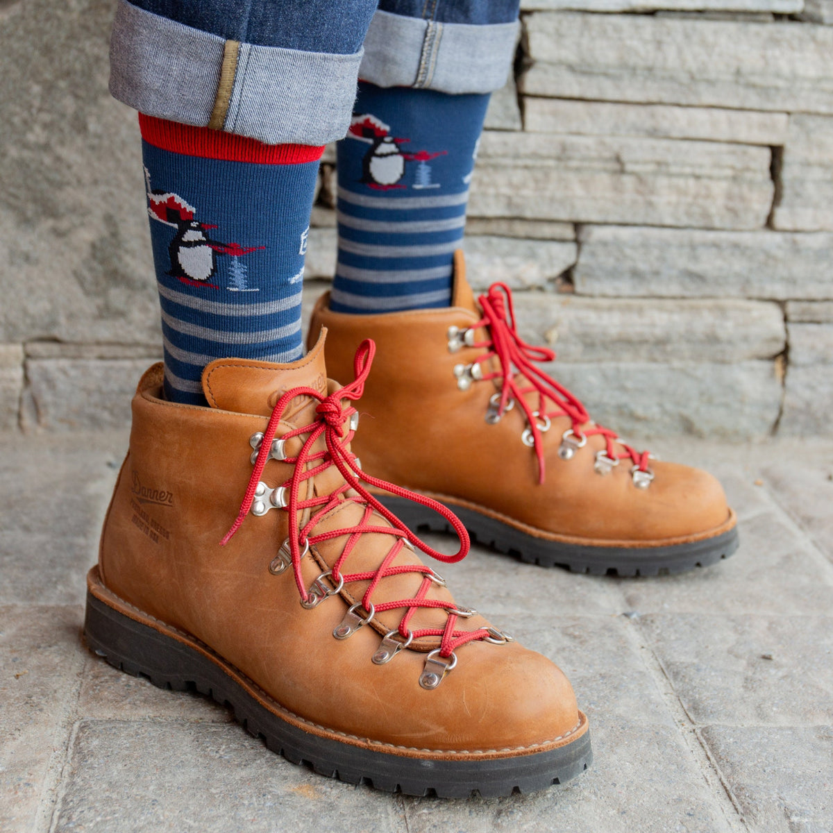 Darn Tough Vermont Men's Wild Life Crew Lightweight Lifestyle Socks