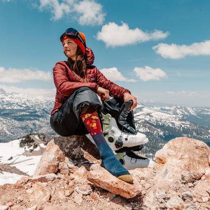 Darn Tough Vermont Women's Enchanted Over-the-Calf Midweight Ski & Snowboard Socks- Last Chance