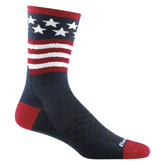 Darn Tough Vermont Men's Patriot Micro Crew Ultra-Lightweight Running Socks