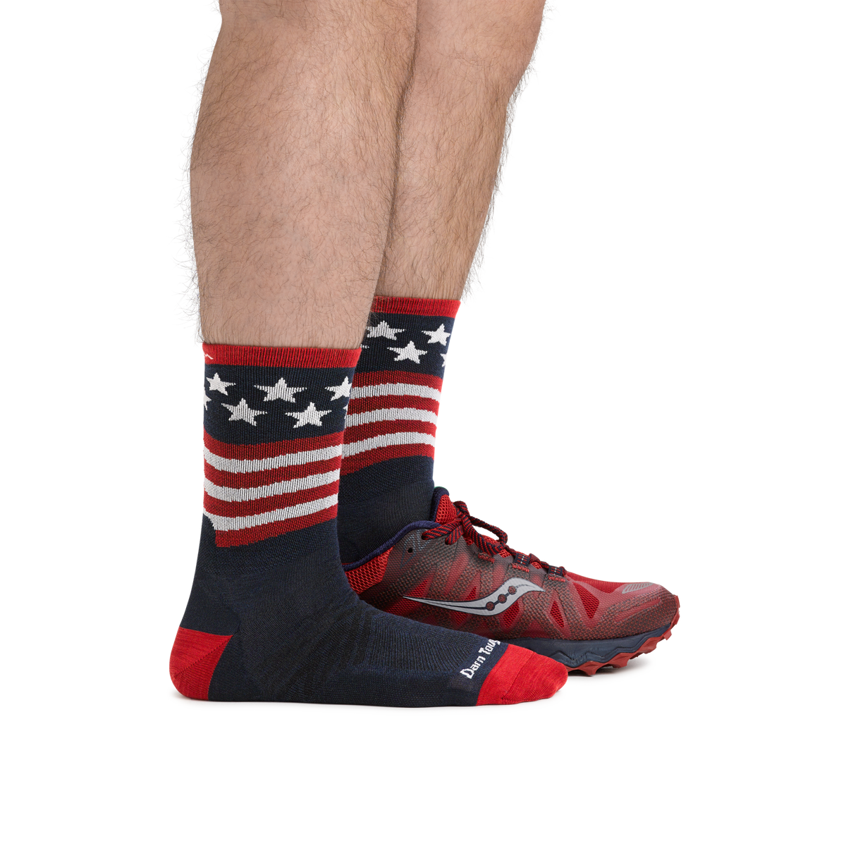 Darn Tough Vermont Men's Patriot Micro Crew Ultra-Lightweight Running Socks