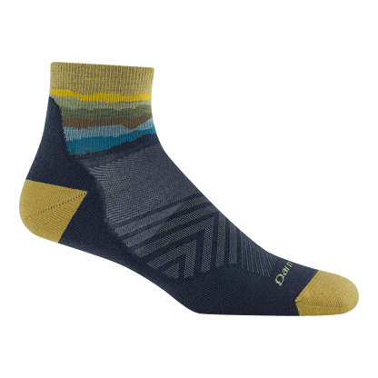 Darn Tough Vermont Men's Run Quarter Cushioned Ultra-Lightweight Running Socks