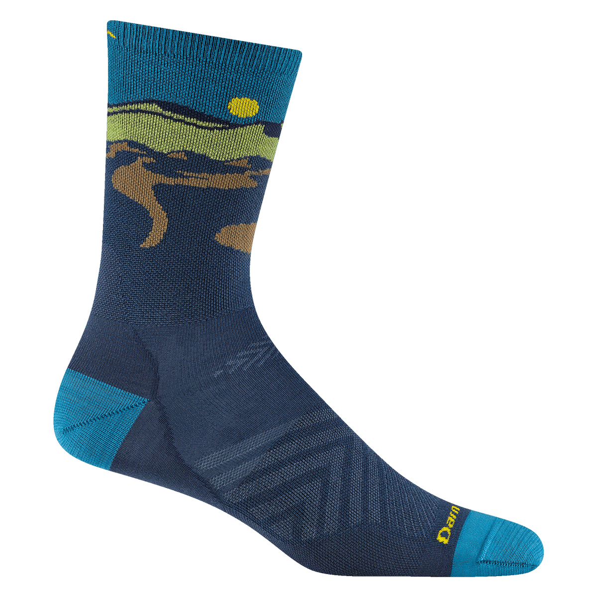 Darn Tough Vermont Men's Ridge Runner Micro Crew Ultra-Lightweight Running Socks