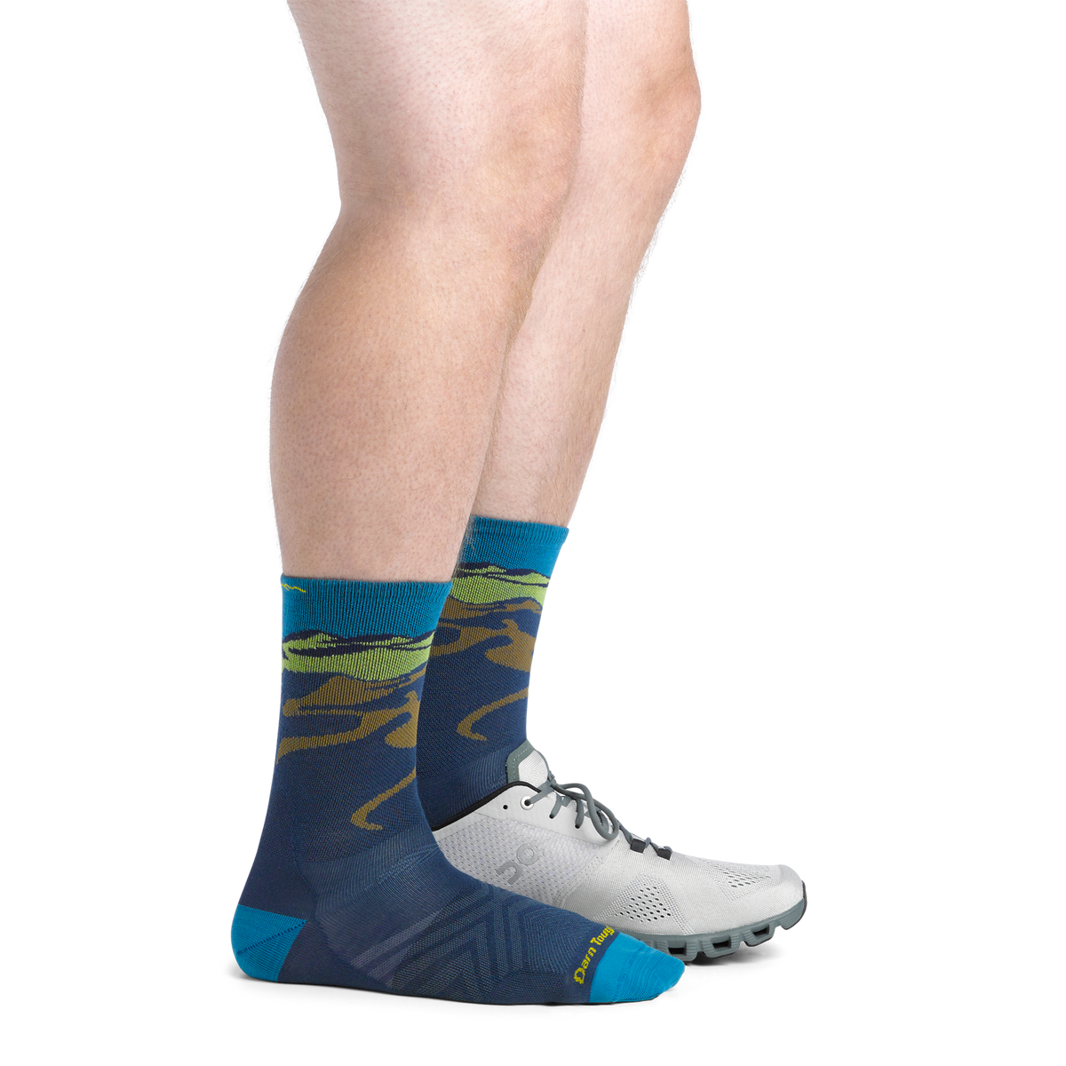 Darn Tough Vermont Men's Ridge Runner Micro Crew Ultra-Lightweight Running Socks
