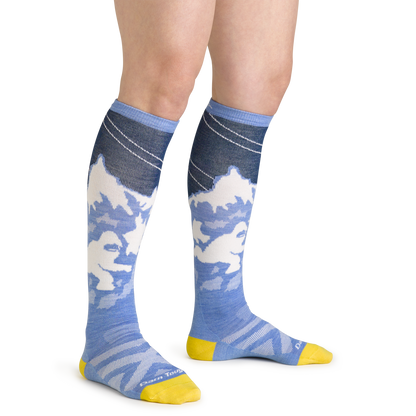 Darn Tough Vermont Women's Yeti Over-the-Calf Lightweight Ski & Snowboard Socks