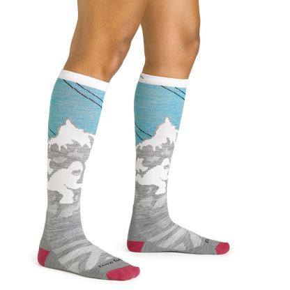 Darn Tough Vermont Women's Yeti Over-the-Calf Midweight Ski & Snowboard Socks