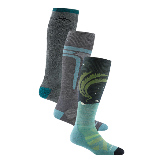 Darn Tough Vermont Women's Over-the-Calf Variety 3-Pack