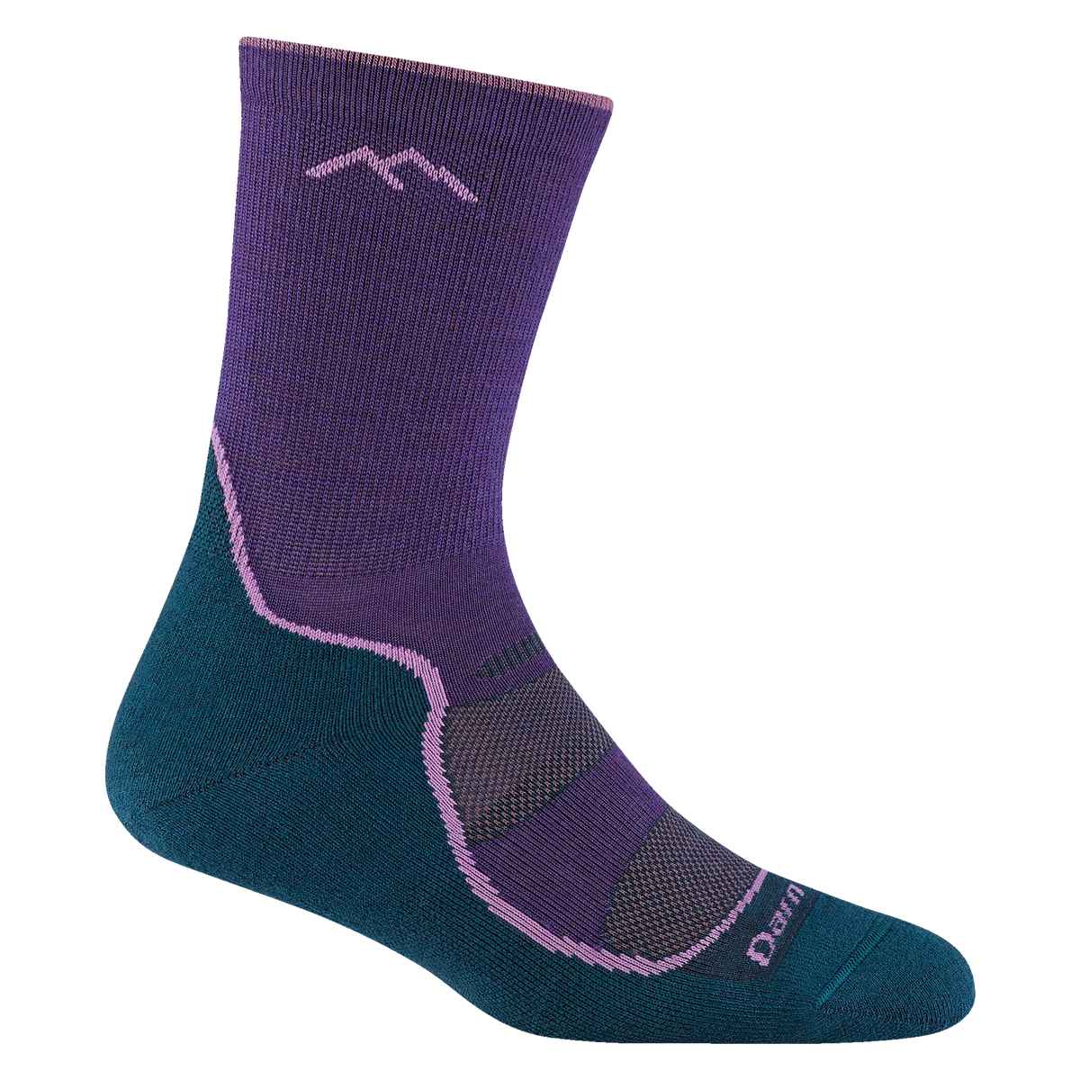 Darn Tough Vermont Women's Light Hiker Micro Crew Lightweight Hiking Socks