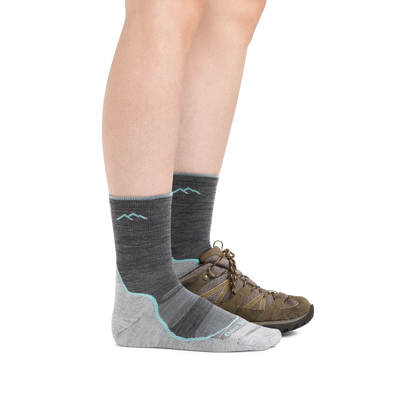 Darn Tough Vermont Women's Light Hiker Micro Crew Lightweight Hiking Socks