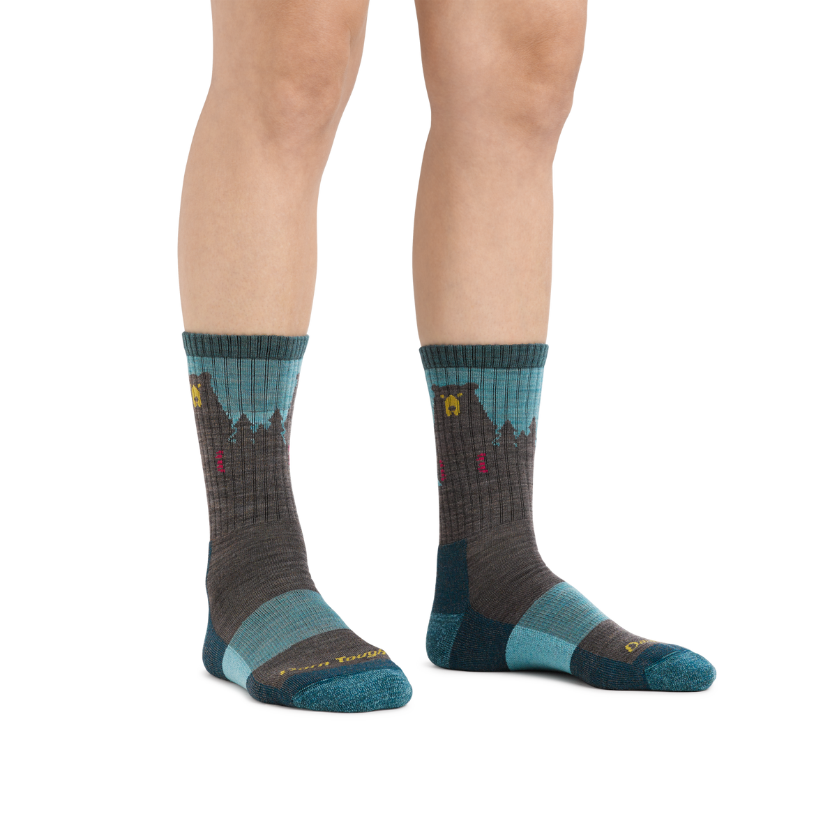 Darn Tough Vermont Women's Bear Town Micro Crew Lightweight Hiking Socks