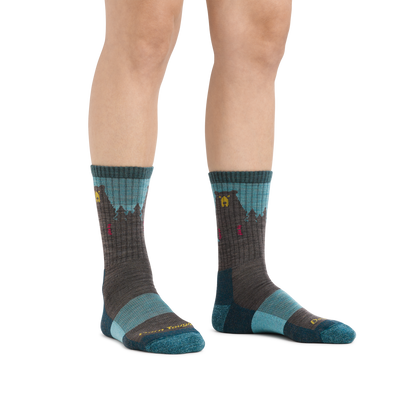 Darn Tough Vermont Women's Bear Town Micro Crew Lightweight Hiking Socks