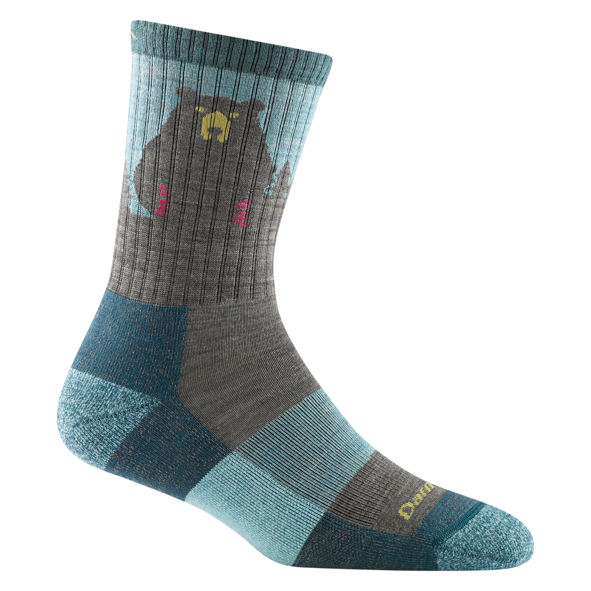 Darn Tough Vermont Women's Bear Town Micro Crew Lightweight Hiking Socks