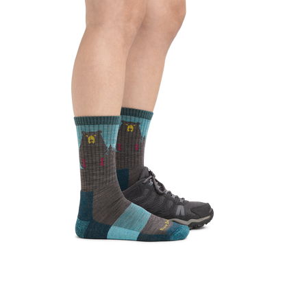 Darn Tough Vermont Women's Bear Town Micro Crew Lightweight Hiking Socks
