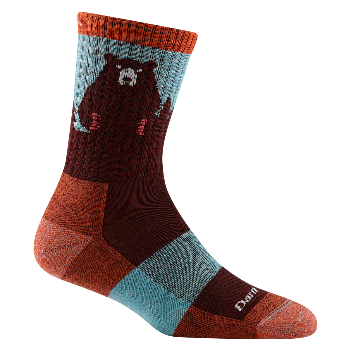 Darn Tough Vermont Women's Bear Town Micro Crew Lightweight Hiking Socks