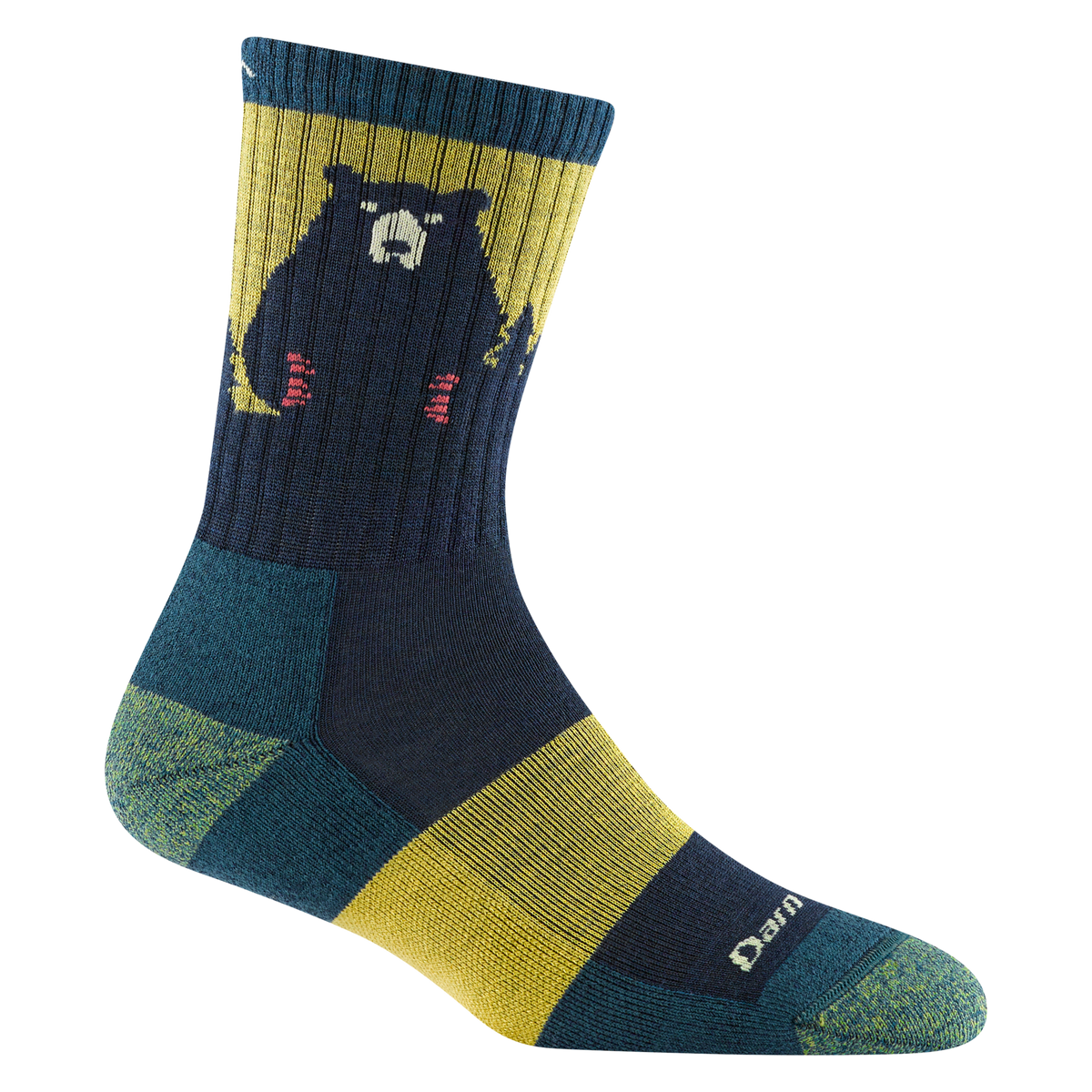 Darn Tough Vermont Women's Bear Town Micro Crew Lightweight Hiking Socks