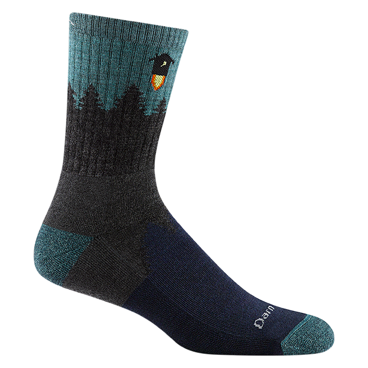Darn Tough Vermont Men's Number 2 Micro Crew Midweight Hiking Socks