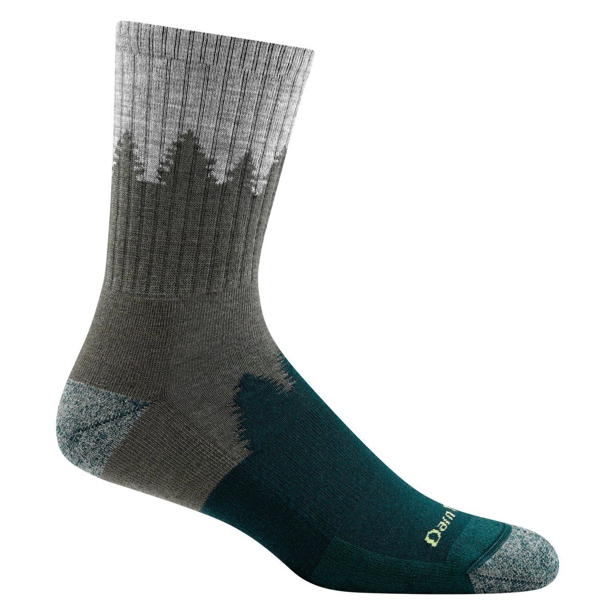 Darn Tough Vermont Men's Number 2 Micro Crew Midweight Hiking Socks