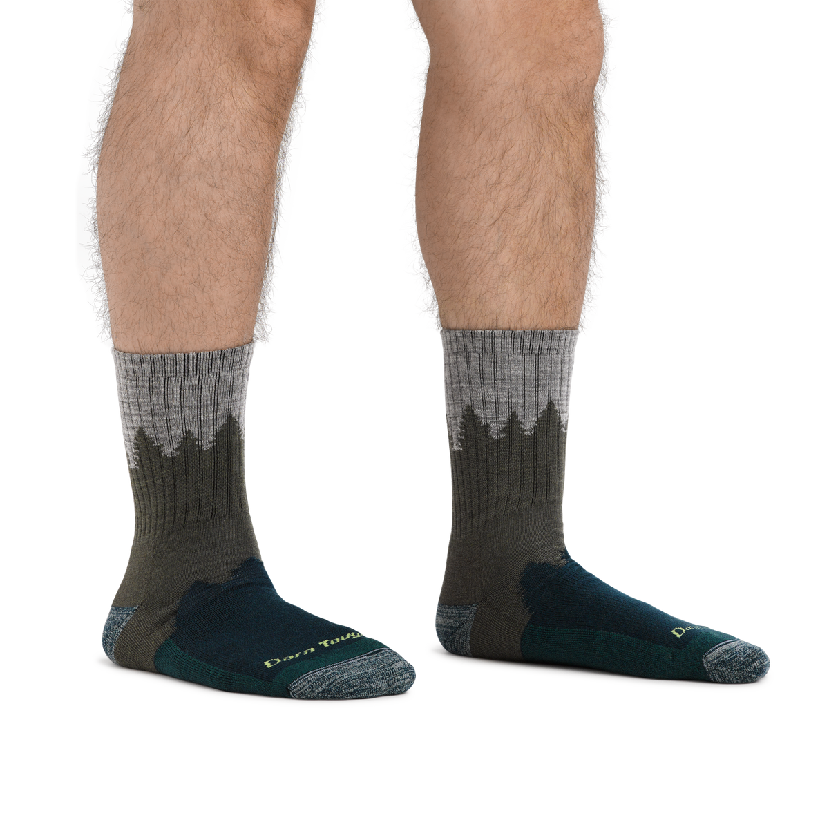 Darn Tough Vermont Men's Number 2 Micro Crew Midweight Hiking Socks