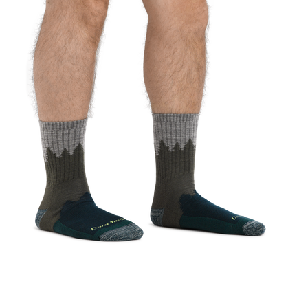 Darn Tough Vermont Men's Number 2 Micro Crew Midweight Hiking Socks