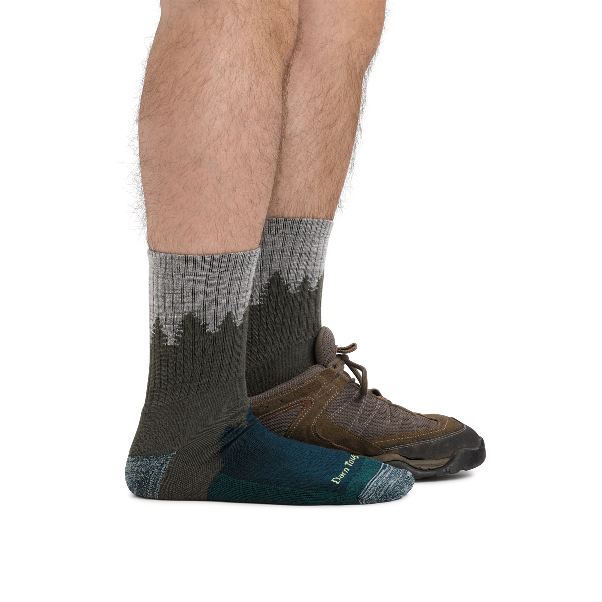 Darn Tough Vermont Men's Number 2 Micro Crew Midweight Hiking Socks
