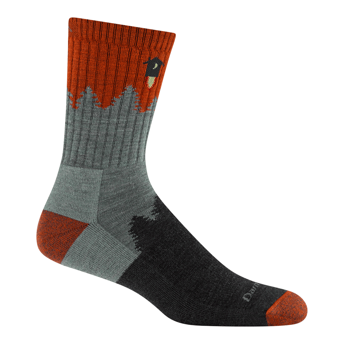 Darn Tough Vermont Men's Number 2 Micro Crew Midweight Hiking Socks