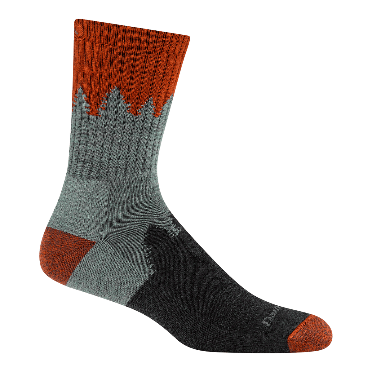 Darn Tough Vermont Men's Number 2 Micro Crew Midweight Hiking Socks
