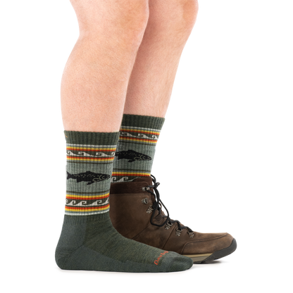 Darn Tough Vermont Men's Vangrizzle Boot Midweight Hiking Socks