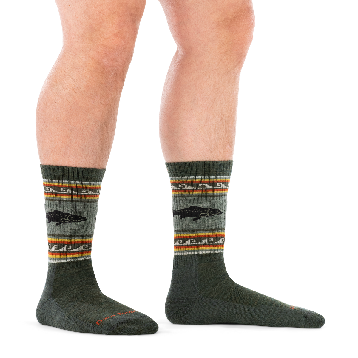 Darn Tough Vermont Men's Vangrizzle Boot Midweight Hiking Socks