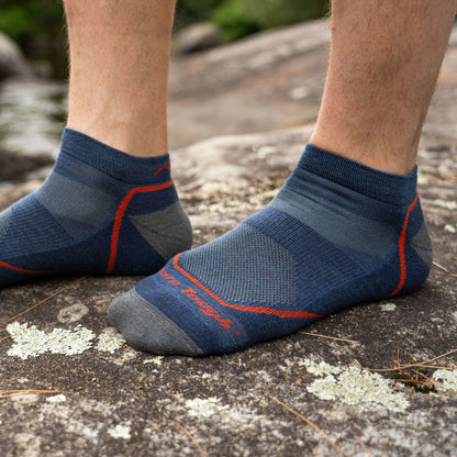 Darn Tough Vermont Men's Light Hiker No Show Lightweight Hiking Socks