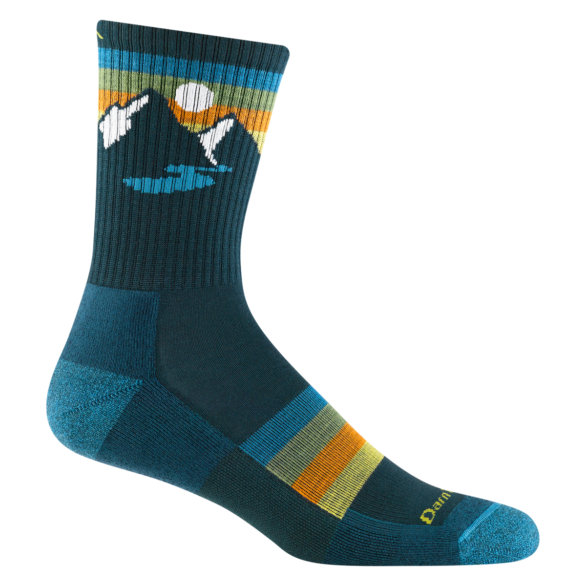Darn Tough Vermont Men's Sunset Ridge Micro Crew Lightweight Hiking Socks