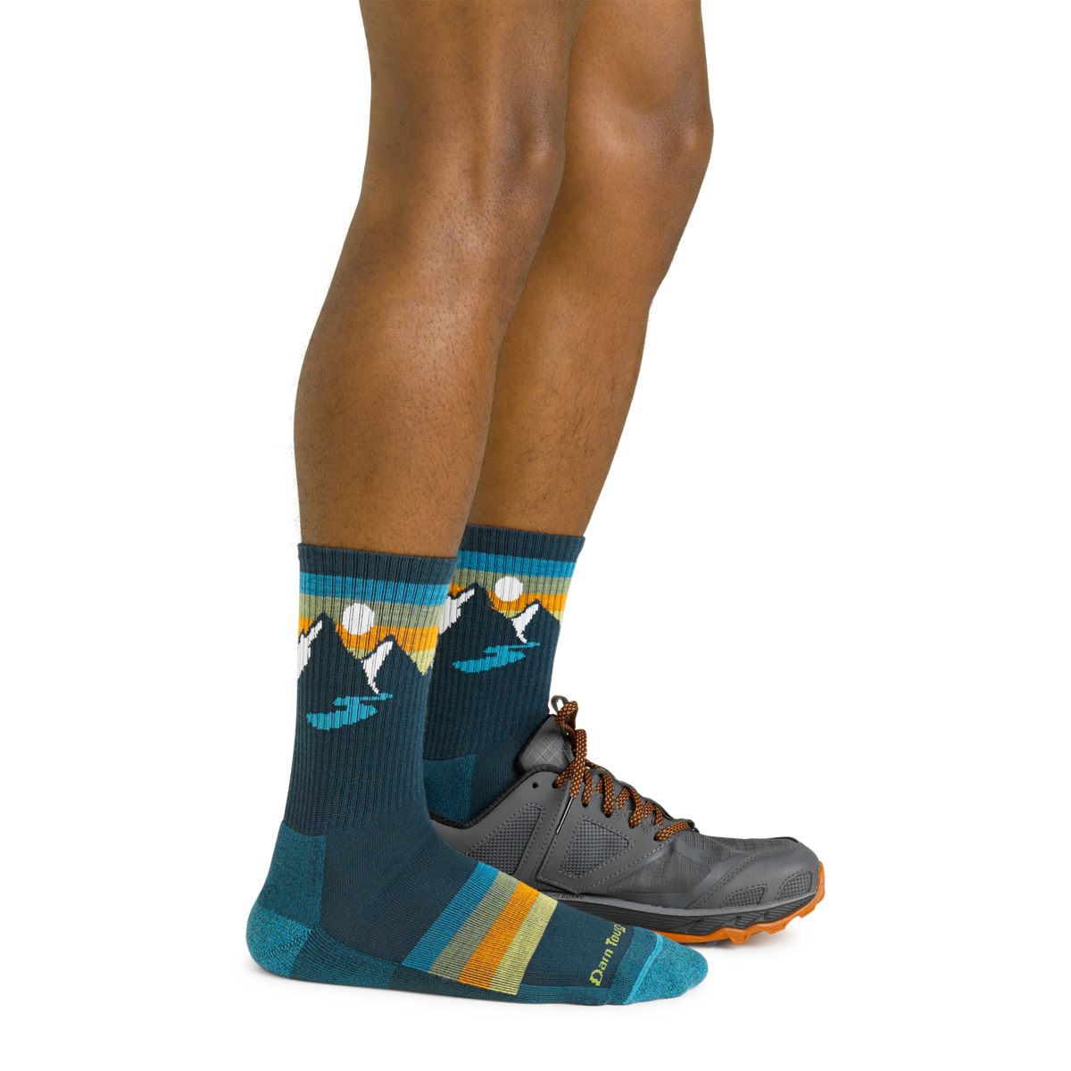 Darn Tough Vermont Men's Sunset Ridge Micro Crew Lightweight Hiking Socks