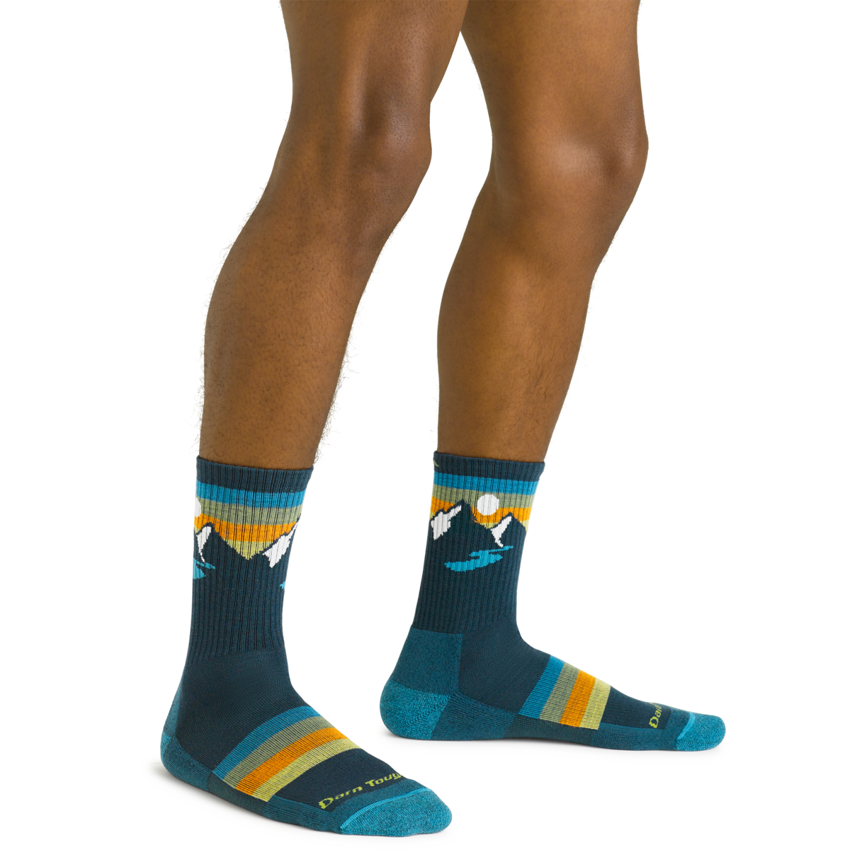Darn Tough Vermont Men's Sunset Ridge Micro Crew Lightweight Hiking Socks