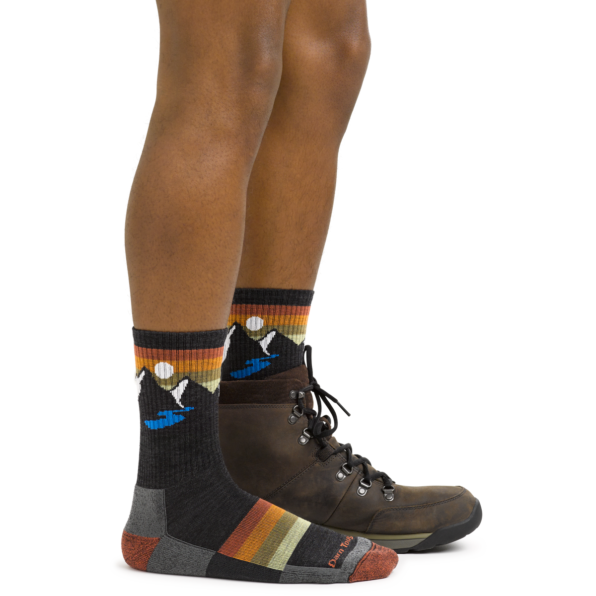 Darn Tough Vermont Men's Sunset Ridge Micro Crew Lightweight Hiking Socks