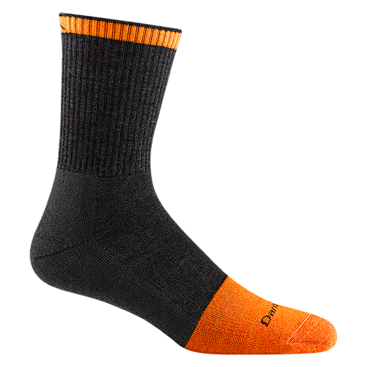 Darn Tough Vermont Men's Steely Micro Crew Midweight Work Socks